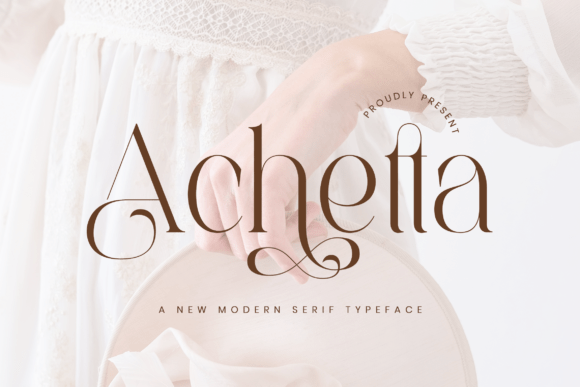 Achetta Typeface: A Stylish Serif Font for Small Business Branding