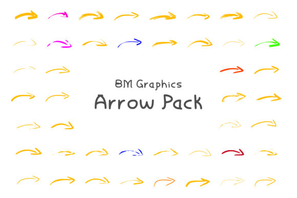 BM Graphics - Arrows: A Font for Direction and Design