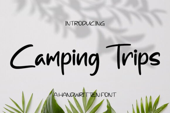 Camping Trips: A Timeless Handwritten Font for Authentic Brand Identity