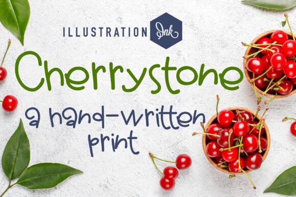 Cherrystone: A Playful Handwritten Typeface for Modern Web Design