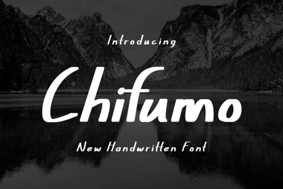 Chifumo: A Bold Handwritten Typeface for Crafters and Sellers