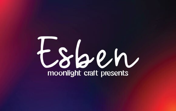 Esben: Elevating Digital Brand Identity with Handwritten Typography