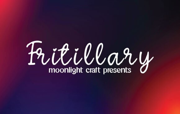 Fritillary Review: A Designer’s Take on This Script Handwritten Type