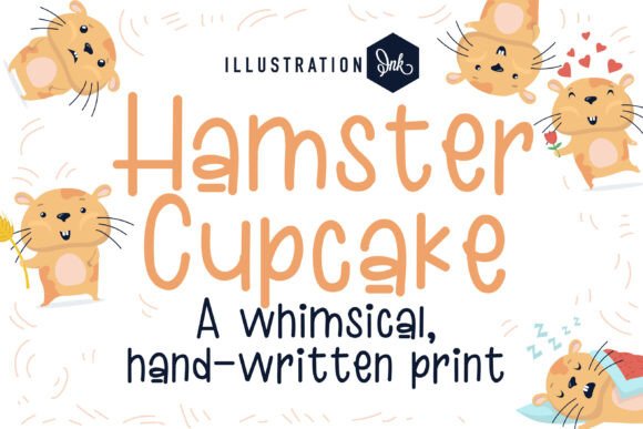 Hamster Cupcake: A Playful Handwritten Typeface for Youthful Campaigns
