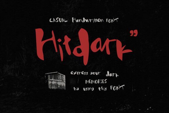 Hitdark: A Handwritten Font for Modern Web Design