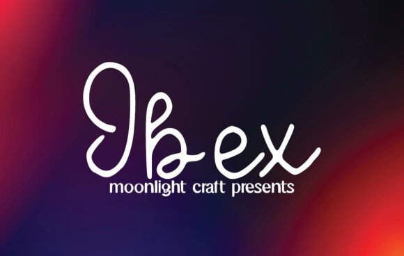 Ibex Typeface: A Handwritten Font for Modern Digital Branding
