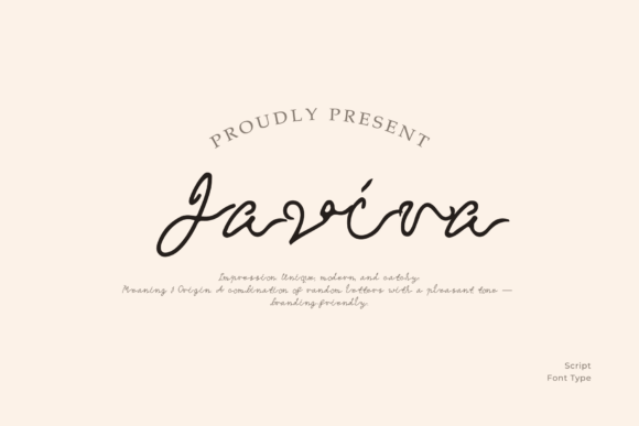 Javira: A Bold Script Handwritten Typeface for Modern Web Design
