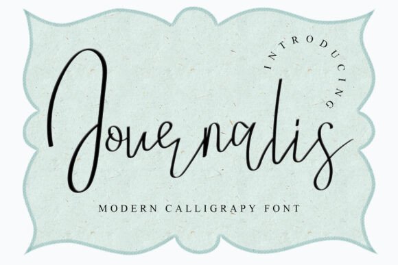 Journalis: The Handwritten Typeface for Editorial Elegance