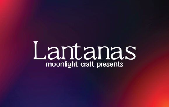 Lantanas: A Handwritten Typeface for Editorial Design