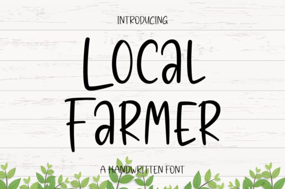Local Farmer: A Timeless Handwritten Font for Editorial Design