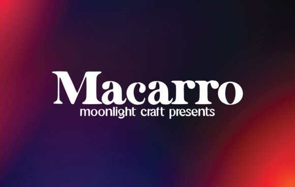 Macarro: A Handwritten Typeface for Modern Editorial Design