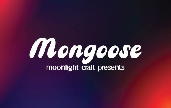 Mongoose: The Handwritten Script Font for Crafters and Sellers
