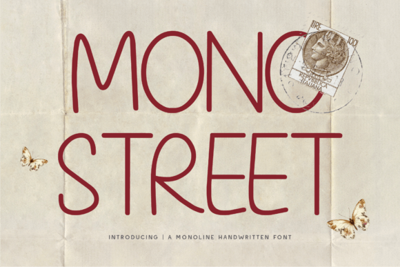 Mono Street: A Modern Script Handwritten Typeface for Editorial Design