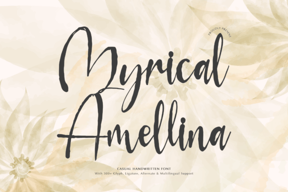 Myrical Amellina: A Casual Handwritten Font for Authentic Brand Identity
