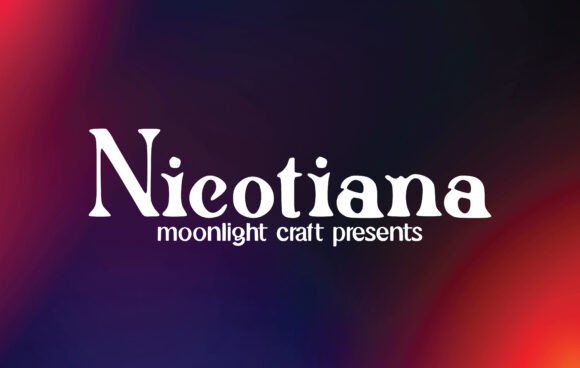 Nicotiana Typeface Review: A Handwritten Font for Crafters