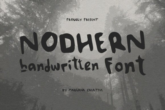 Nodhern: A Bold Handwritten Font for Authentic Brand Storytelling