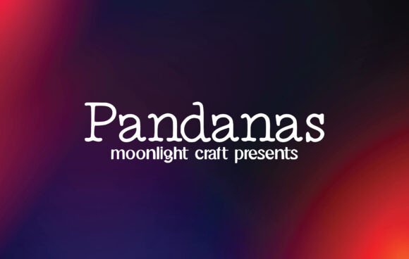 Pandanas Typeface: Elevating Handmade Brand Identity