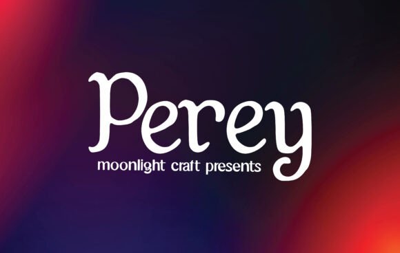Perey: A Handwritten Typeface for Modern Web Design
