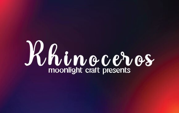 Rhinoceros Typeface: Elevate Your Handmade Brand Identity