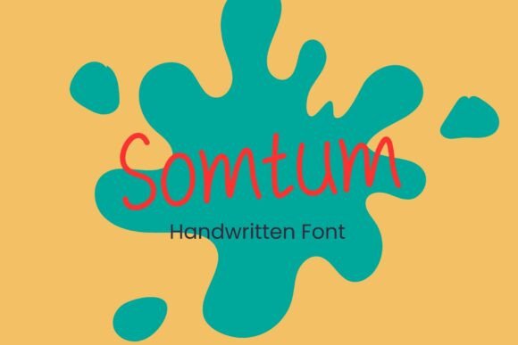 Somtum: The Handwritten Font for Authentic Editorial Design