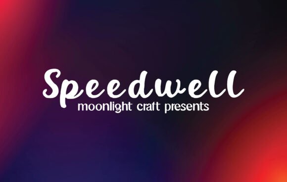 Speedwell: A Handwritten Typeface for Editorial Design
