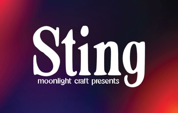 Sting: A Handwritten Font for Editorial Branding