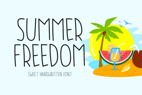 Summer Freedom: The Handwritten Font That Brings Warmth to Your Brand