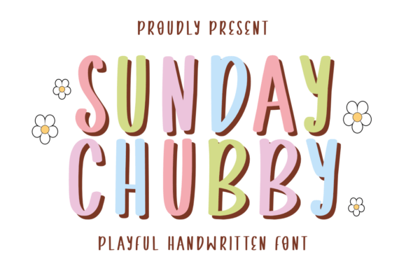 Sunday Chubby: The Playful Handwritten Font for Cute Crafts