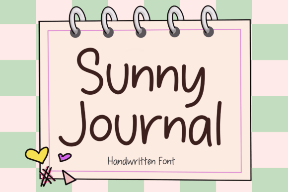 Sunny Journal: The Handwritten Font for Authentic Brand Storytelling