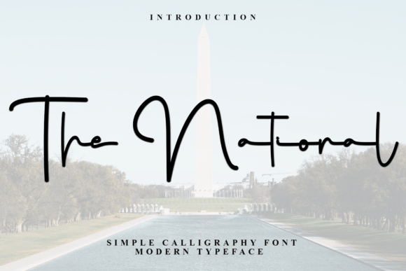 The National: A Timeless Script Handwritten Font for Editorial Design