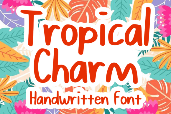Tropical Charm: A Script Handwritten Font for Playful Branding