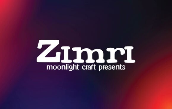 Zimri: A Handwritten Typeface for Editorial Design and Brand Identity
